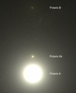 Polaris A, Ab, and B.
